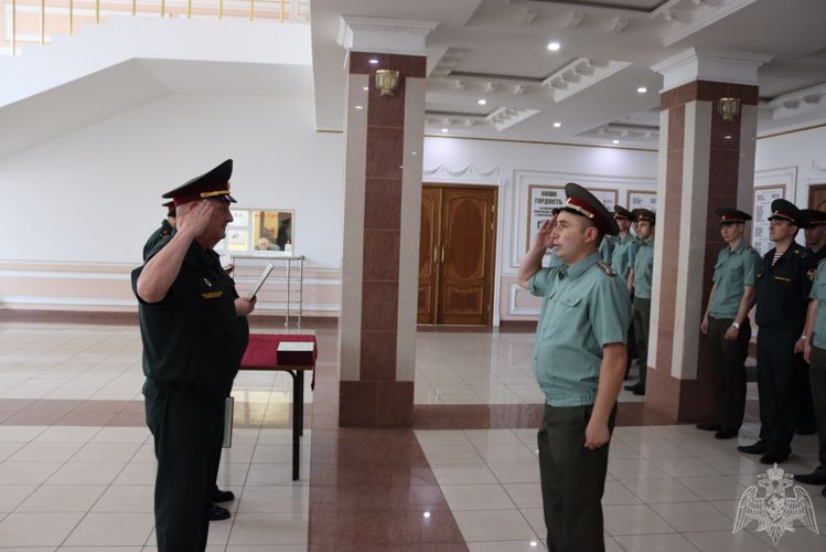 Выпуск группы офицеров ЗРК по РЛС