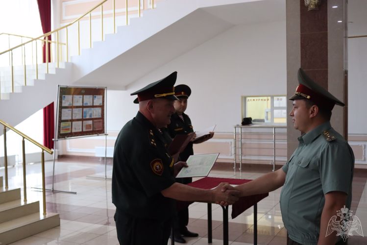 Выпуск группы офицеров ЗРК по РЛС