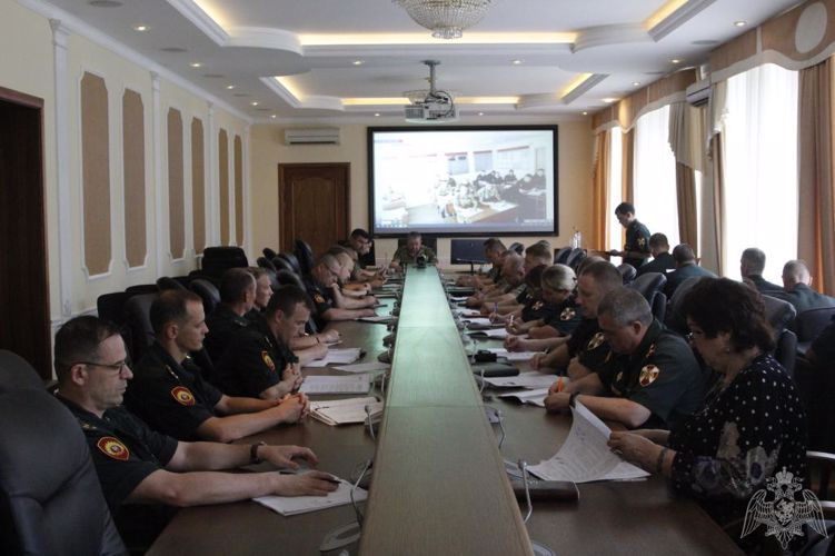 Приезд полковника юстиции Галибердова Мухамеда Муаедовича в Санкт-Петербургский военный ордена Жукова институт войск национальной гвардии