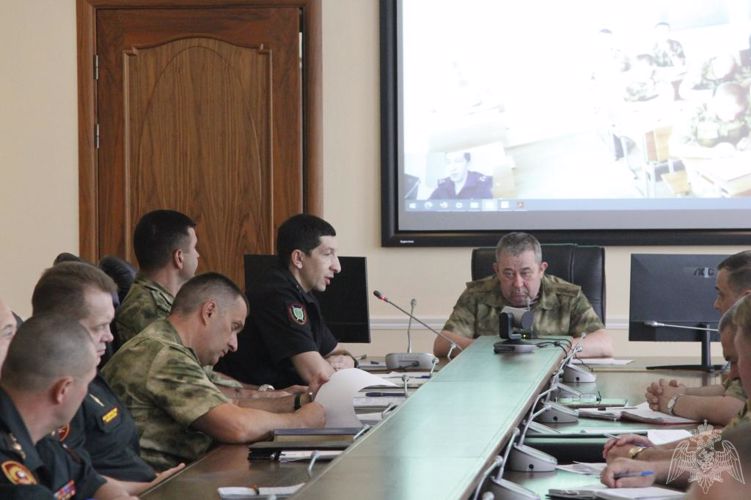 Приезд полковника юстиции Галибердова Мухамеда Муаедовича в Санкт-Петербургский военный ордена Жукова институт войск национальной гвардии