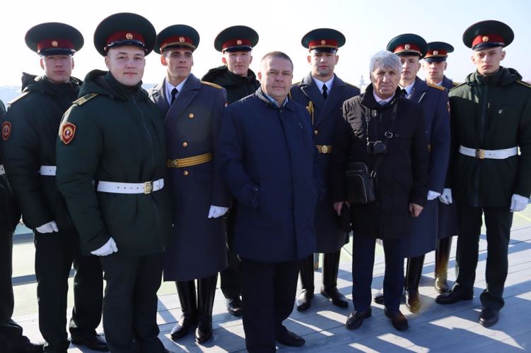 Отдание воинских почестей  ветерану войск НКВД СССР