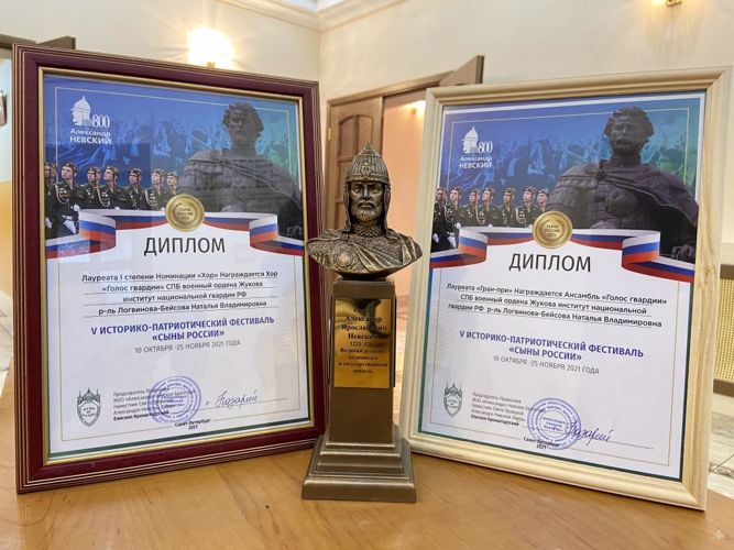 Творческие успехи вокально-хорового ансамбля «Голосъ Гвардии» 