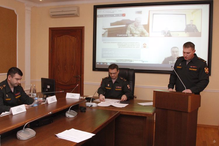Проведено открытое заседание Ученого совета военного института под руководством генерал-полковника Стригунова Виктора Николаевича