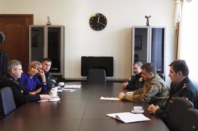 Визит начальника кадетского корпуса в Санкт-Петербургский военный ордена Жукова институт войск национальной гвардии