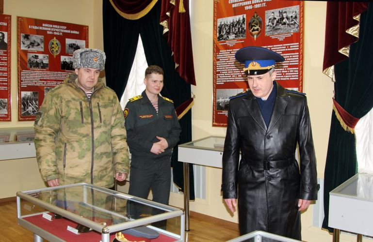 Визит начальника кадетского корпуса в Санкт-Петербургский военный ордена Жукова институт войск национальной гвардии