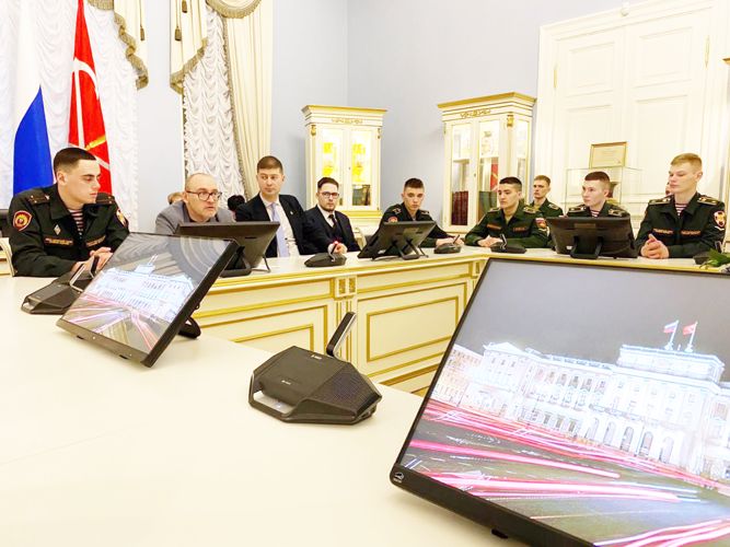 Посещение Законодательного собрания Санкт-Петербурга.