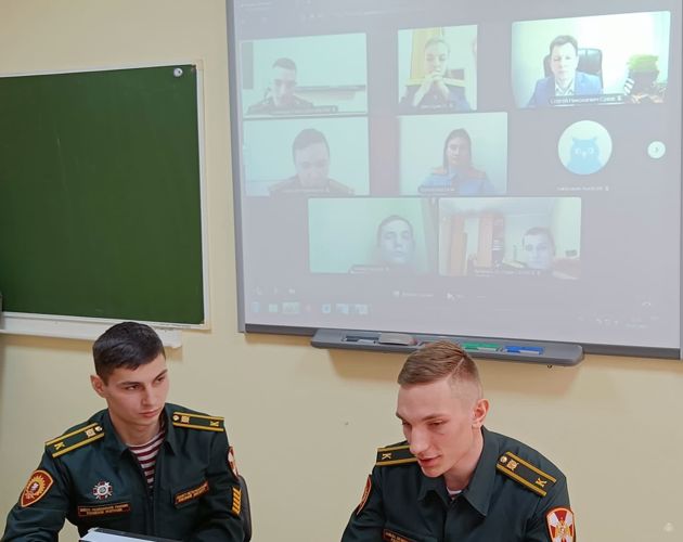 31 марта 2022 года курсанты приняли участие  в пятой ежегодной молодежной международной научно-практической конференции: «Юриспруденция в России: история и современность» на базе Академии следственного комитета  Российской Федерации 