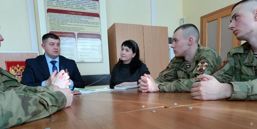 30 марта 2022 года состоялась научная встреча с  представителем Главного управления Росгвардии по г. Санкт- Петербургу и Ленинградской области