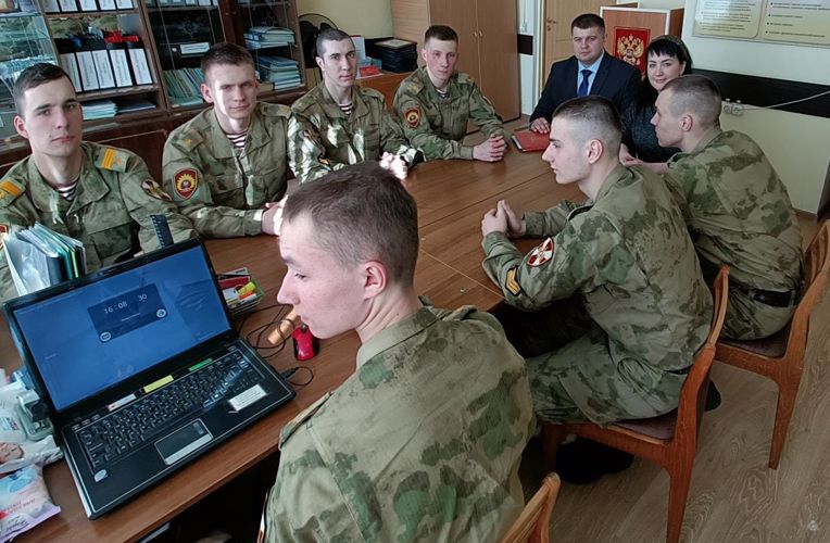 30 марта 2022 года состоялась научная встреча с  представителем Главного управления Росгвардии по г. Санкт- Петербургу и Ленинградской области