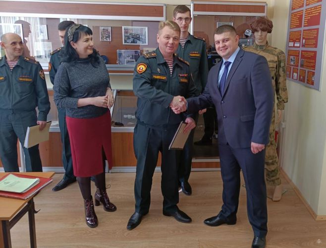 30 марта 2022 года состоялась научная встреча с  представителем Главного управления Росгвардии по г. Санкт- Петербургу и Ленинградской области
