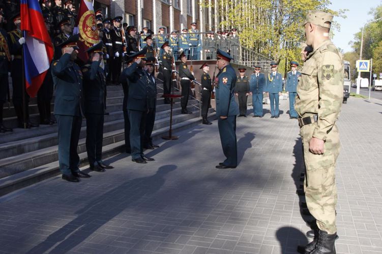 В Санкт-Петербурге военнослужащие войск национальной гвардии  вернулись в пункт постоянной дислокации после выполнения служебно-боевых задач в ходе специальной военной операции