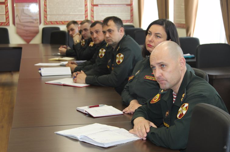 Сборы с дознавателями военного института.