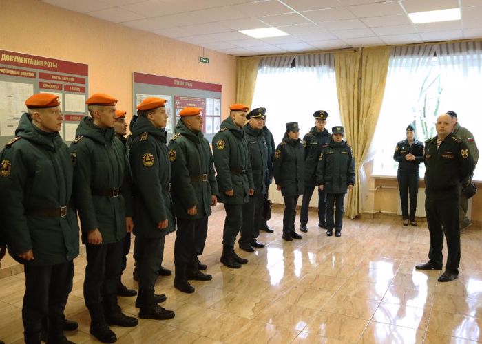 Экскурсия курсантов Санкт-Петербургского университета ГПС МЧС России