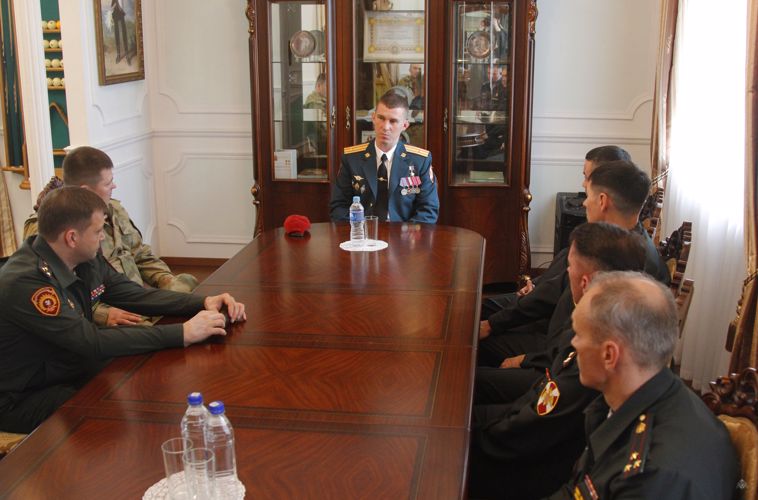 Урок мужества в военном институте.