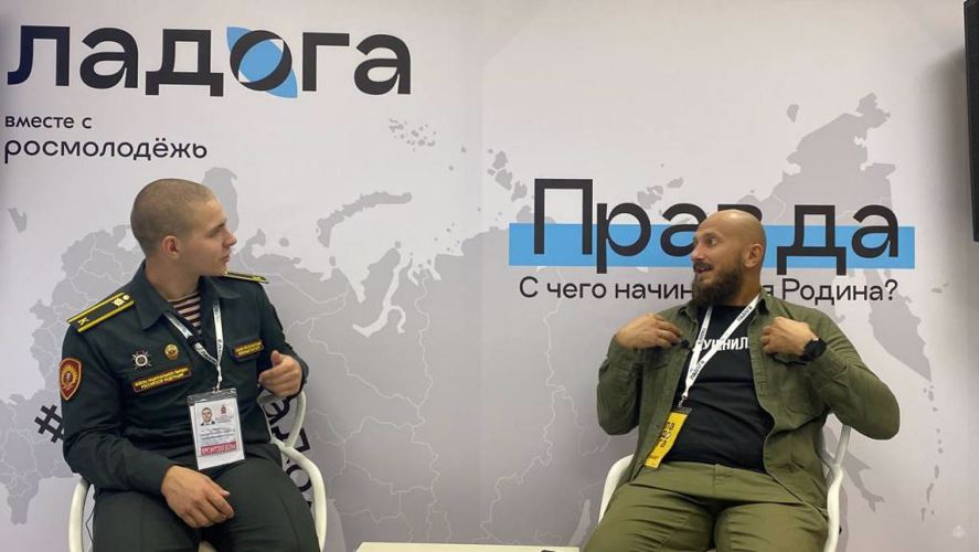 Курсанты Санкт-Петербургского военного ордена Жукова института войск национальной гвардии прибыли с молодежного образовательного форума «ЛАДОГА»