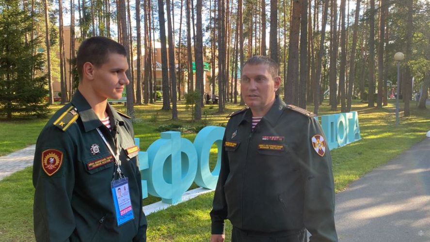 Курсанты Санкт-Петербургского военного ордена Жукова института войск национальной гвардии прибыли с молодежного образовательного форума «ЛАДОГА»
