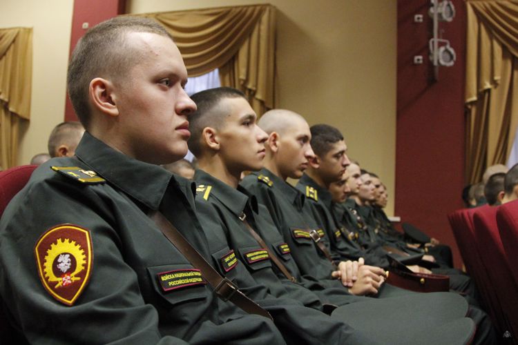День знаний в Санкт-Петербургском военном ордена Жукова институте войск национальной гвардии