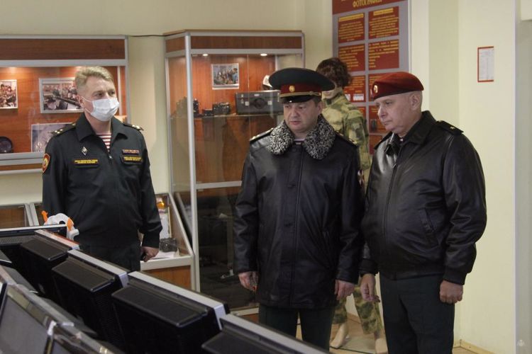 Визит командующего Северо-Западного округа войск национальной гвардии России генерал-майора Алексея Воробьева