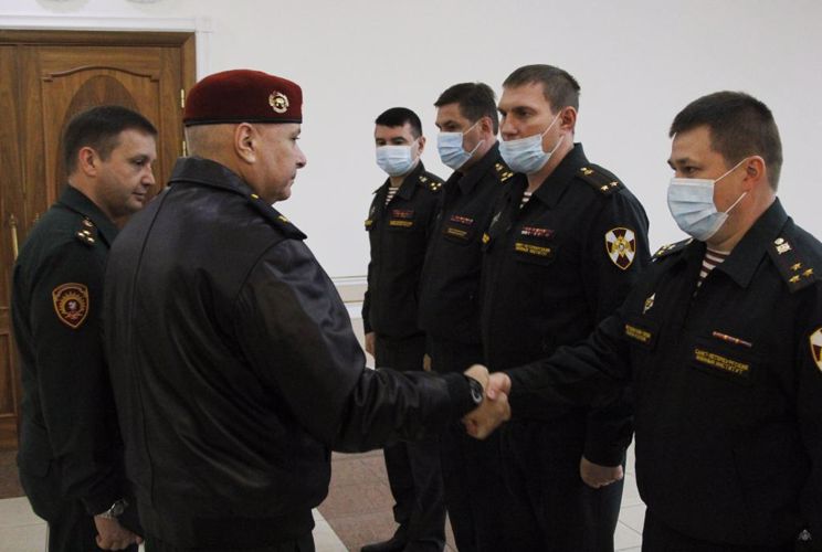 Визит командующего Северо-Западного округа войск национальной гвардии России генерал-майора Алексея Воробьева