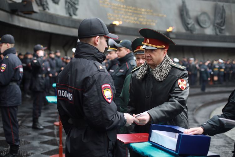 Присяга сотрудника органов внутренних дел Санкт-Петербургского университета МВД России 