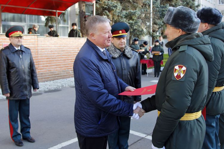 78-я годовщина со Дня образования Санкт-Петербургского военного ордена Жукова института войск национальной гвардии