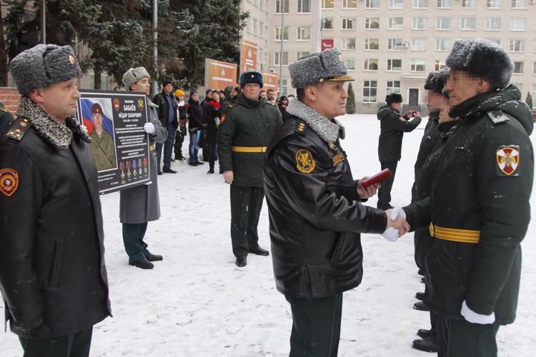 Визит в Санкт-Петербургский военный ордена Жукова институт  заместителя директора Росгвардии  генерал-полковника Алексея Степановича Беззубикова 