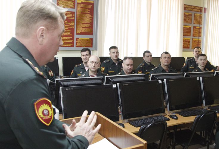 Сборы с дознавателями военного института
