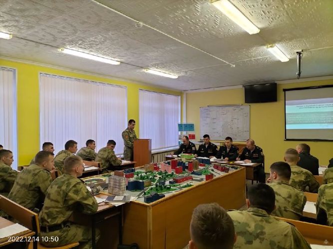 Защита курсовой работы курсантов 4 курса по дисциплине "Правоохранительные органы"
