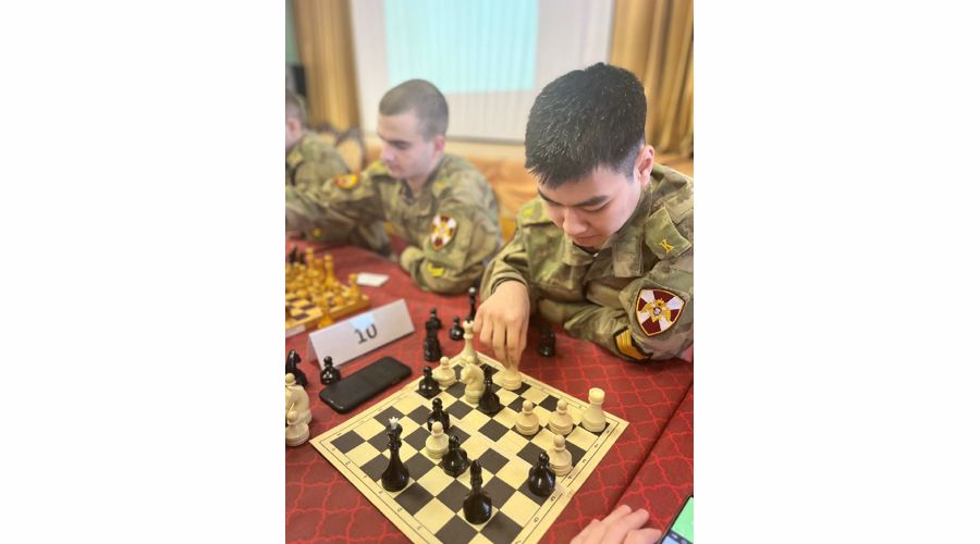 В СПВИ войск национальной гвардии 14 февраля 2023 года проведен Чемпионат военного института по шахматам