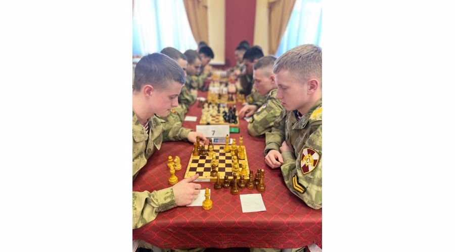 В СПВИ войск национальной гвардии 14 февраля 2023 года проведен Чемпионат военного института по шахматам