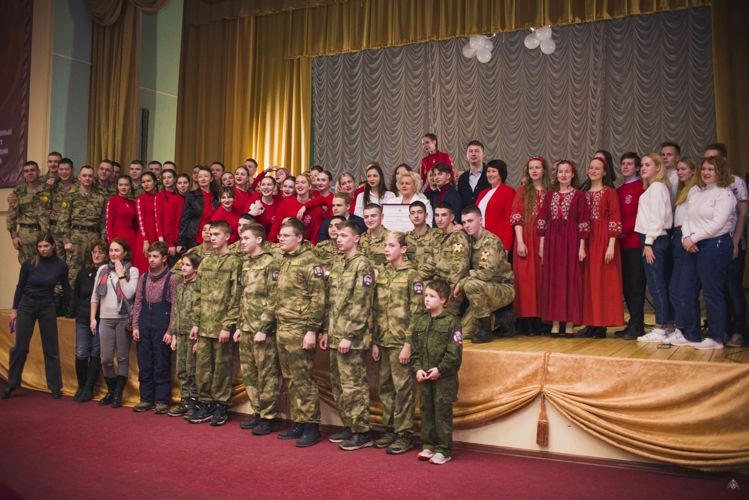 «И мужество как знамя пронесли» Концерт для военнослужащих военного института приуроченный ко дню защитника отечества