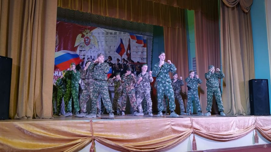 Торжественное собрание в Санкт-Петербургском военном ордена Жукова институте войск национальной гвардии  