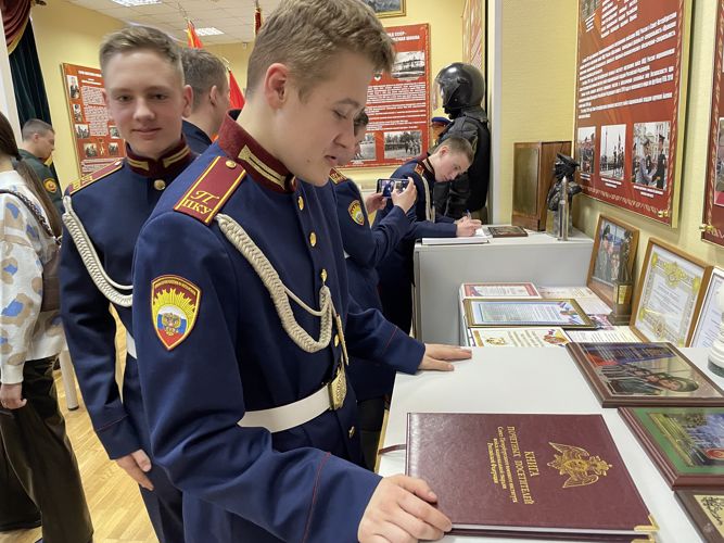 Военный институт встречает кадет – участников 8 всероссийского конкурса социальных проектов для воспитанников кадетских организаций