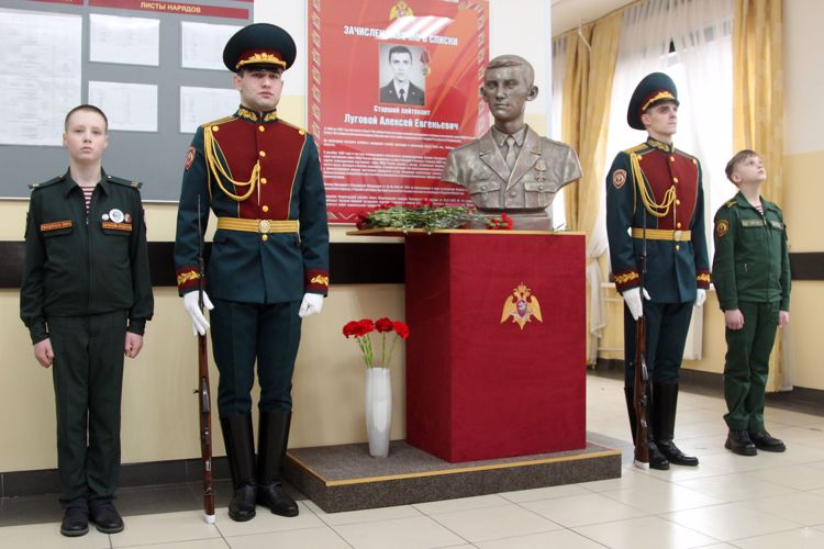 Старший лейтенант Алексей Луговой навечно зачислен в списки Санкт-Петербургского военного ордена Жукова института войск национальной гвардии России