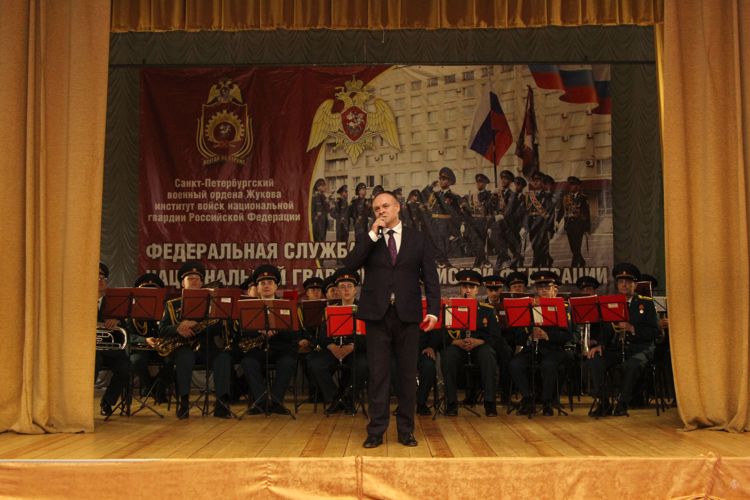 Торжественное собрание в Санкт-Петербургском военном ордена Жукова институте войск национальной гвардии  