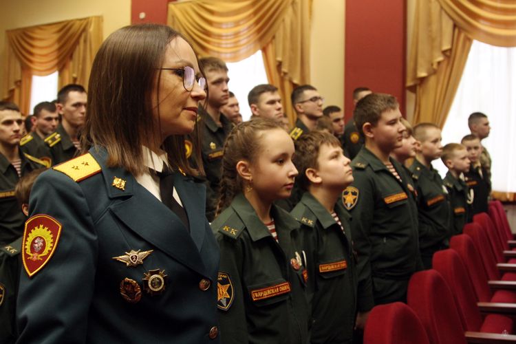 Торжественное собрание в Санкт-Петербургском военном ордена Жукова институте войск национальной гвардии  