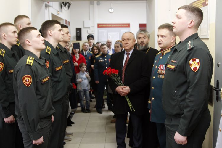 Старший лейтенант Алексей Луговой навечно зачислен в списки Санкт-Петербургского военного ордена Жукова института войск национальной гвардии России