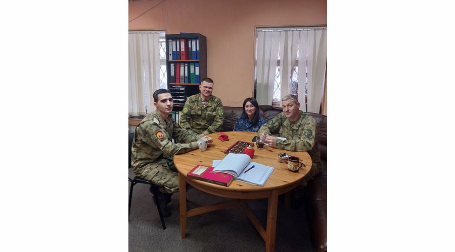    Проведение практики курсантов 5 курса факультета (военно-политической работы) в ГУ  Росгвардии по СПБ и ЛО