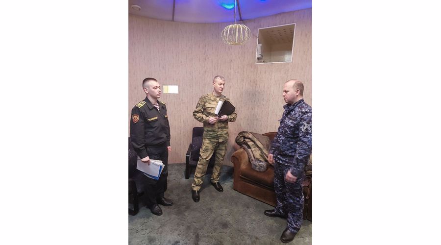    Проведение практики курсантов 5 курса факультета (военно-политической работы) в ГУ  Росгвардии по СПБ и ЛО