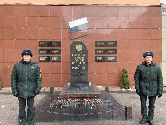    Проведение практики курсантов 5 курса факультета (военно-политической работы) в ГУ  Росгвардии по СПБ и ЛО