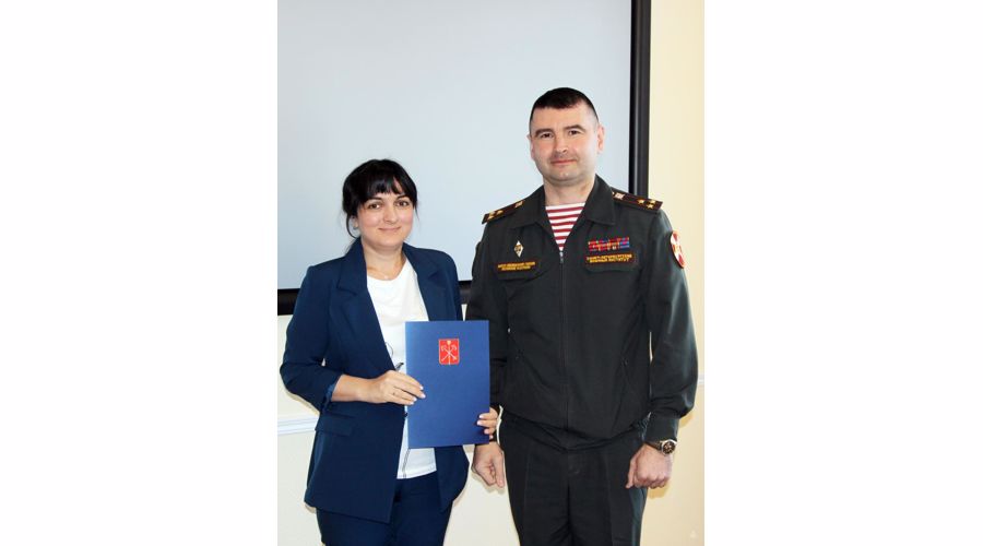 Чествование научно-педагогического состава военного института
