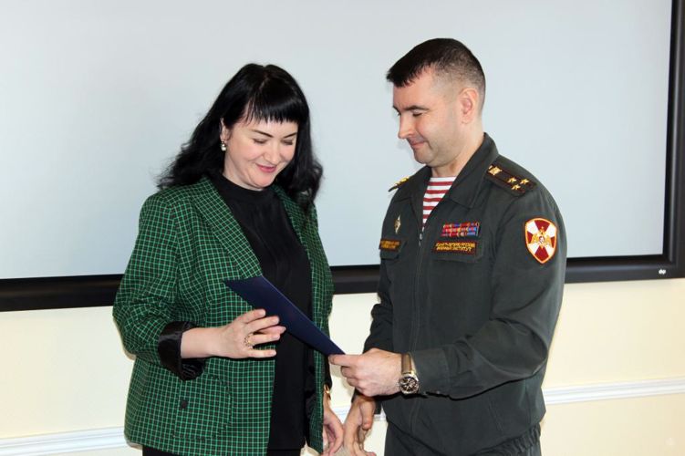 Чествование научно-педагогического состава военного института