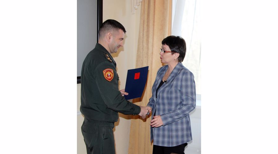 Чествование научно-педагогического состава военного института