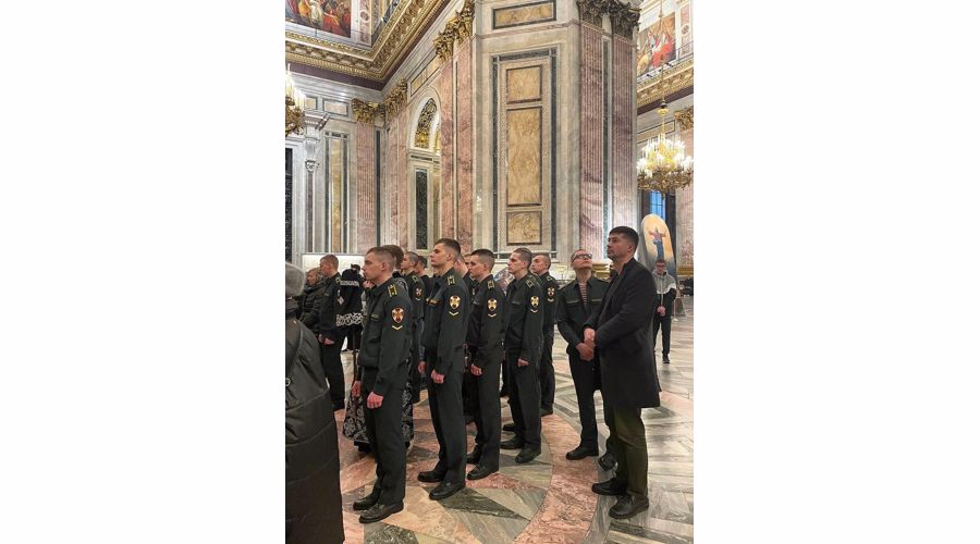 Служба Пассии в Исаакиевском соборе 