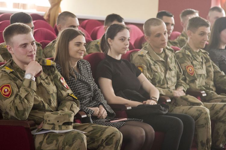 Встреча командования с жёнами курсантов