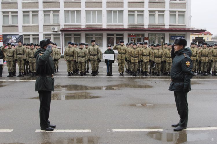 Спортивный праздник в военном институте 