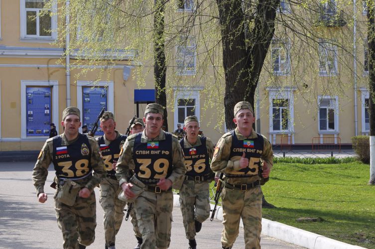 Смотр физической подготовки и спортивно-массовой работы и финального этапа Конкурса на лучший (штатный) взвод по выполнению упражнений и требований Специального спортивного комплекса «Спортсмен Росгвардии» в Санкт-Петербургском военном ордена Жукова институте войск национальной гвардии Российской Федерации в 2023 году