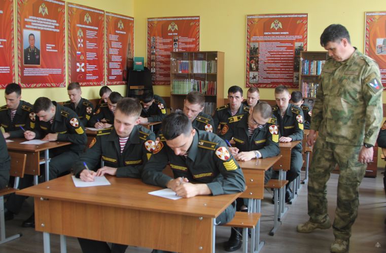 Смотр физической подготовки и спортивно-массовой работы и финального этапа Конкурса на лучший (штатный) взвод по выполнению упражнений и требований Специального спортивного комплекса «Спортсмен Росгвардии» в Санкт-Петербургском военном ордена Жукова институте войск национальной гвардии Российской Федерации в 2023 году