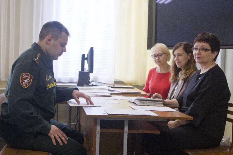Проведены вступительные испытания по отбору кандидатов на поступление в адъюнктуру СПВИ войск национальной гвардии