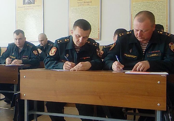 Проведены вступительные испытания по отбору кандидатов на поступление в адъюнктуру СПВИ войск национальной гвардии